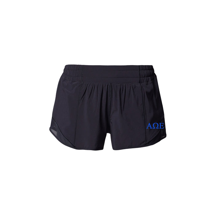 Alpha Omega Epsilon lululemon Hotty Hot High-Rise Lined Short 2.5" - Black