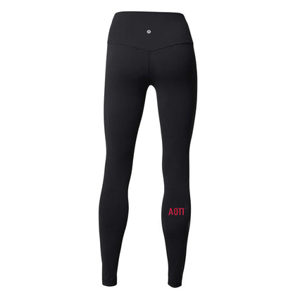 Alpha Omicron Pi lululemon Align™ High-Rise Pant 25" - Black - Xi Omicron Parents Club
