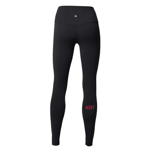 Alpha Omicron Pi lululemon Align™ High-Rise Pant 25" - Black - Xi Omicron Parents Club