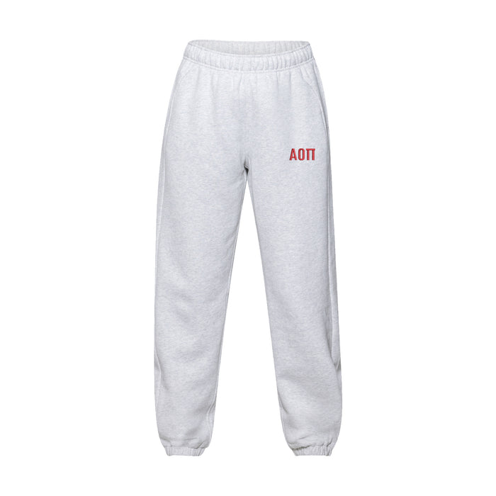 Alpha Omicron Pi lululemon Scuba Mid-Rise Oversized Jogger - Letters