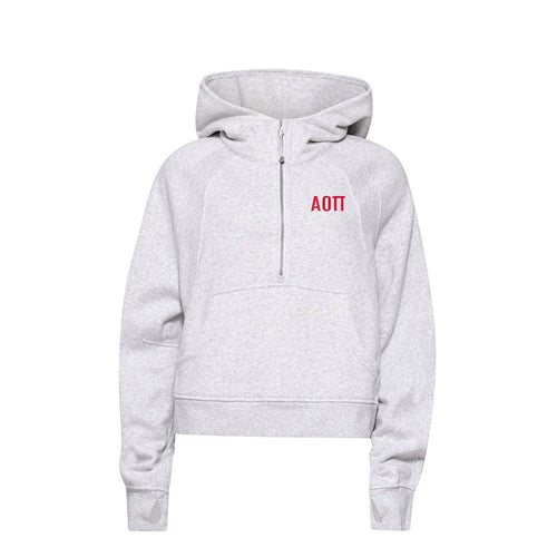 Alpha Omicron Pi lululemon Scuba Oversized Half-Zip Hoodie - Xi Omicron Parents Club