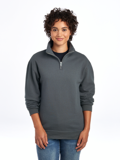 Alpha Omicron Pi Quarter Zip Pullover - Alpha O Palm Tree