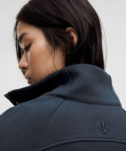 Alpha Phi lululemon Scuba Oversized Funnel-Neck Half Zip - True Navy