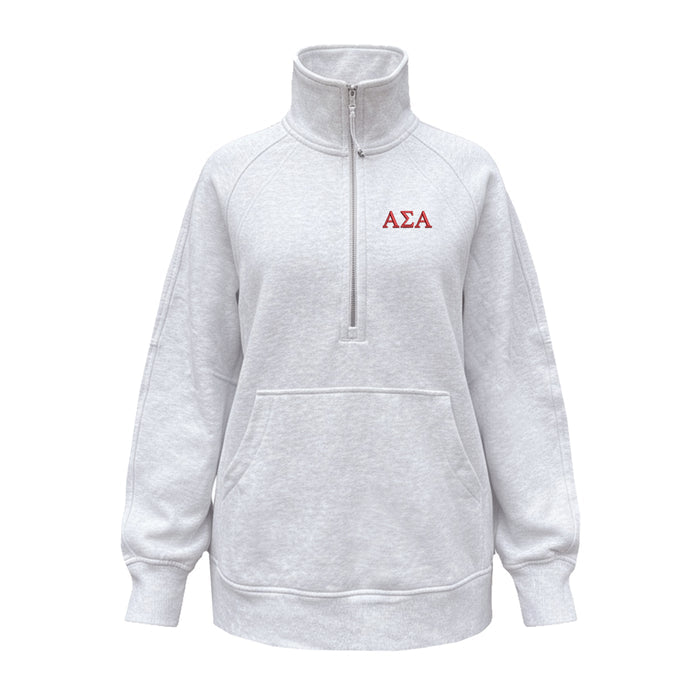 Alpha Sigma Alpha lululemon Scuba Oversized Funnel-Neck Half Zip Long