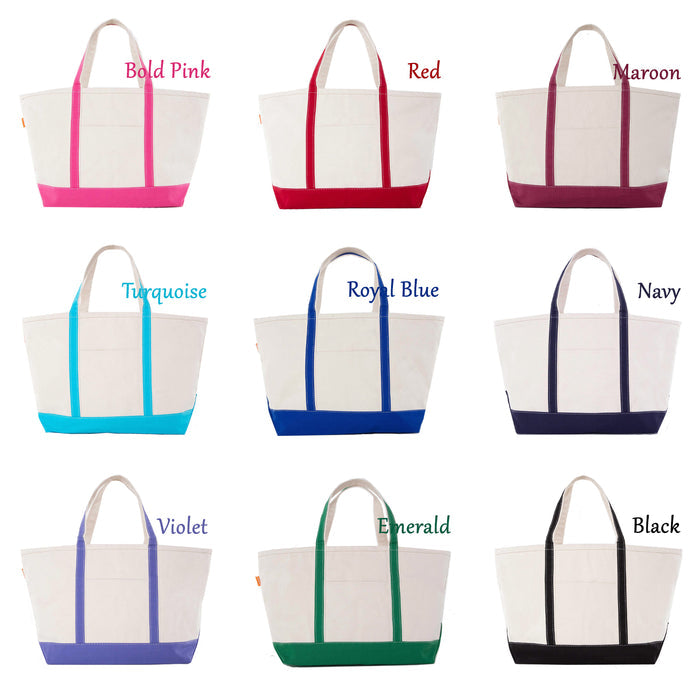 Alpha Sigma Kappa Large Canvas Tote Bag