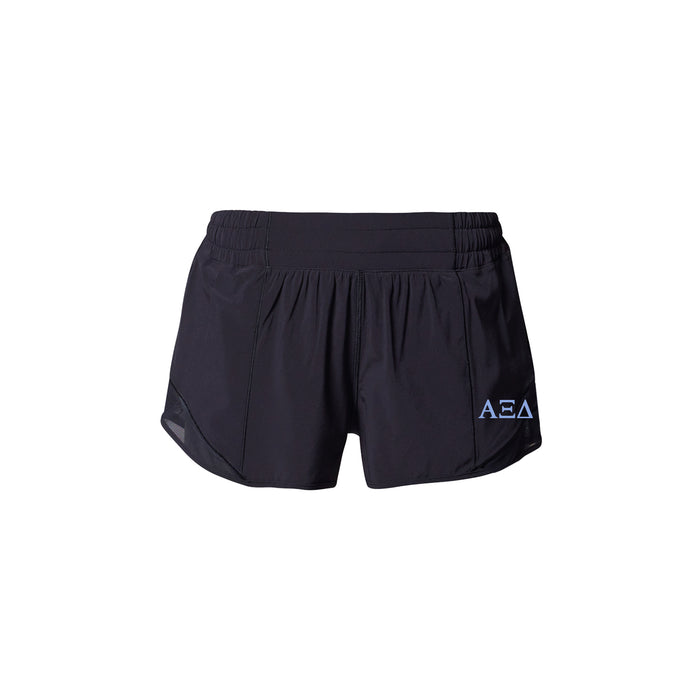 Alpha Xi Delta lululemon Hotty Hot High-Rise Lined Short 2.5" - Black