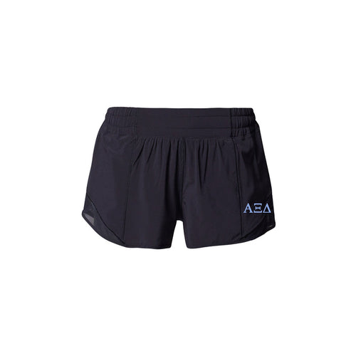 Alpha Xi Delta lululemon Hotty Hot High-Rise Lined Short 2.5" - Black