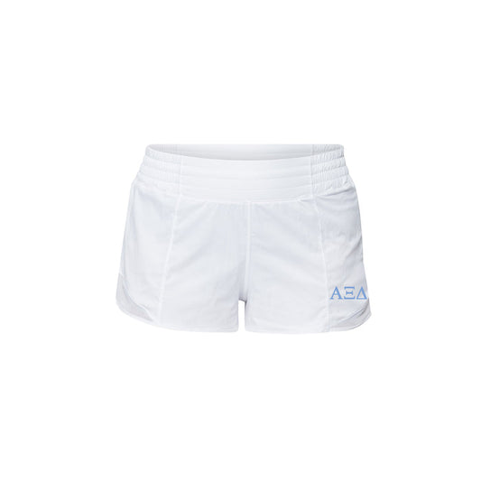 Alpha Xi Delta lululemon Hotty Hot High-Rise Lined Short 2.5" - White