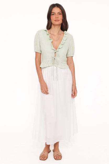 Petal and Pup USA TOPS Andra Top - Sage