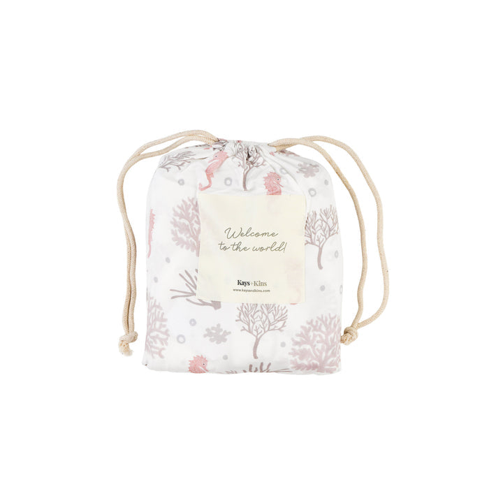 Bamboo Luxe Swaddle Set -Seahorse Cove