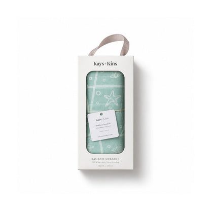 Bamboo Swaddle -Sea Foam