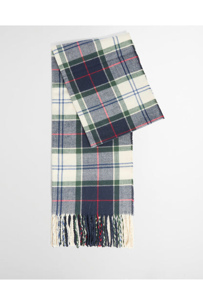 Barbour Dover Beanie & Hailes Scarf Gift Set Light Evergreen LGS0054 tartan scarf Shop Barbour at Dotique