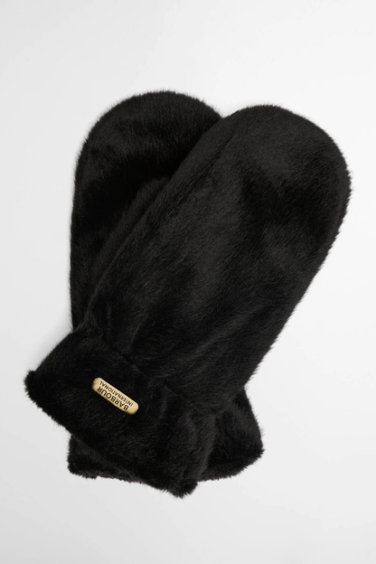 Barbour International Cyrus Faux Fur Mitts Black LGL0152 by Barbour International. Shop Barbour International at Dotique