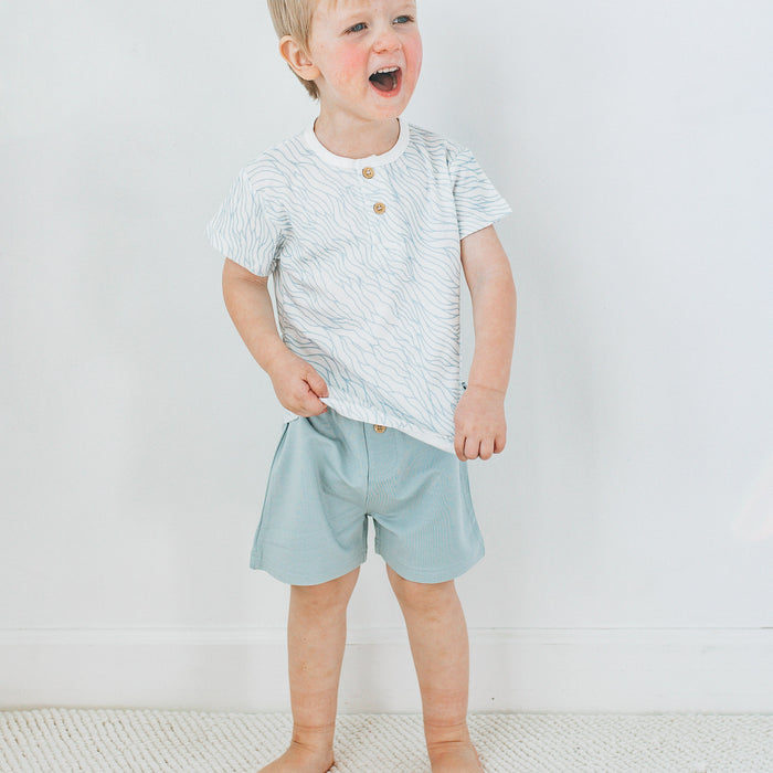 Bermuda Shorts - Stone Blue