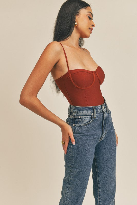 Brandy Bustier Bodysuit