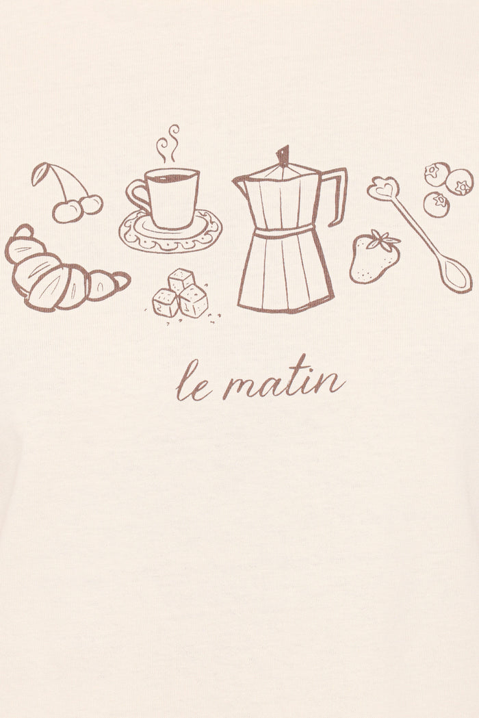 Petal and Pup USA TOPS Camelia Graphic Tee - Cream