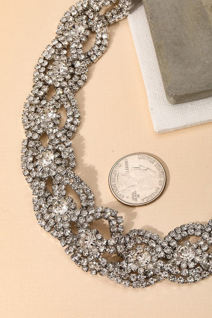 Cara Rhinestone Necklace