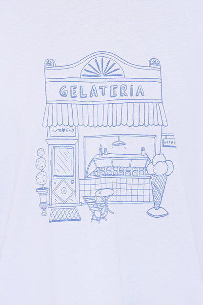 Petal and Pup USA TOPS Carmen Graphic Tee - Baby Blue