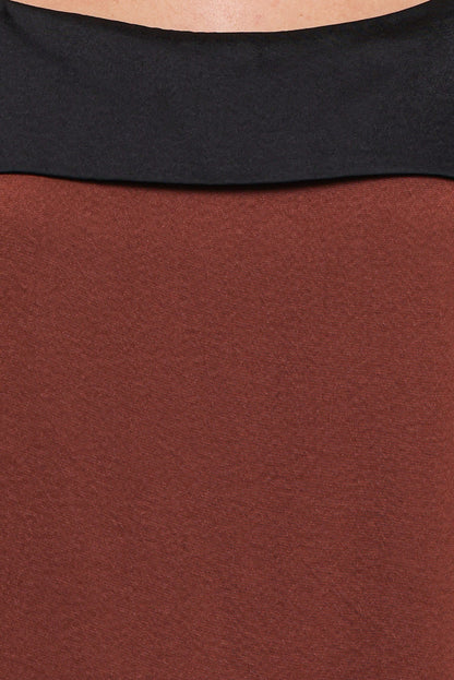 Petal and Pup USA DRESSES Cartia Midi Dress - Black/Brown