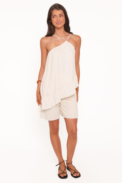 Petal and Pup USA TOPS Cascade Asymmetric Top - Cream