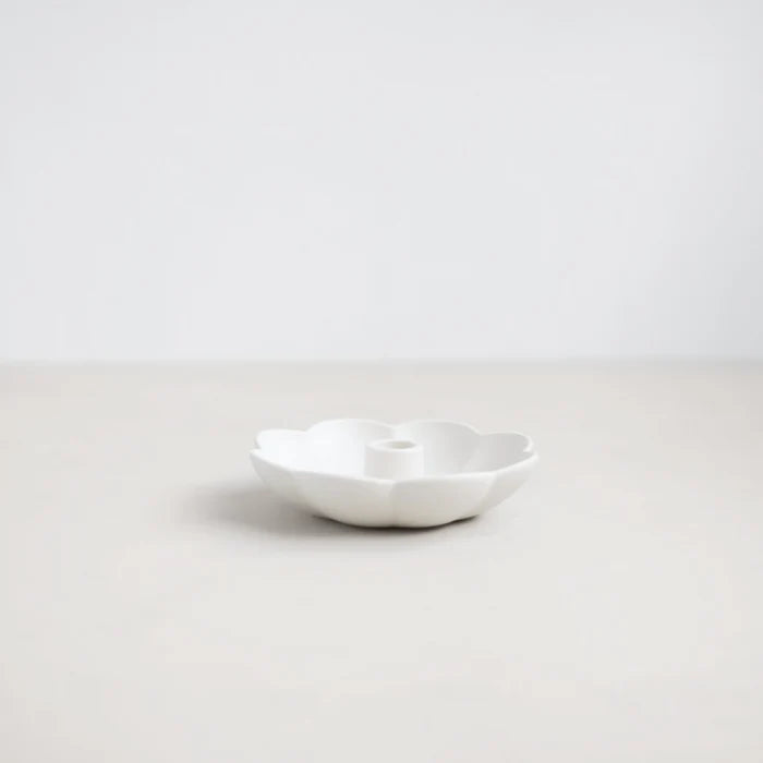Ceramic Fleur Taper Holder
