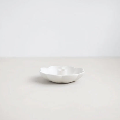 Ceramic Fleur Taper Holder
