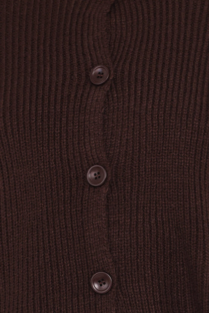 Petal and Pup USA KNITWEAR Charmer Cardigan - Brown