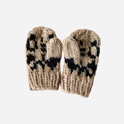 Cheetah Mittens