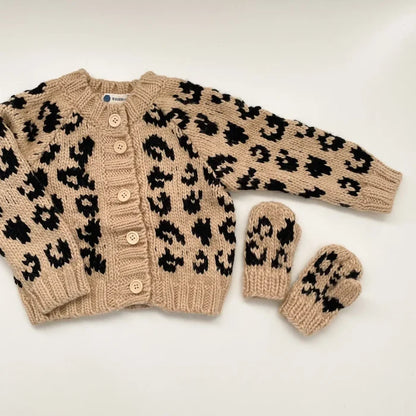 Cheetah Mittens
