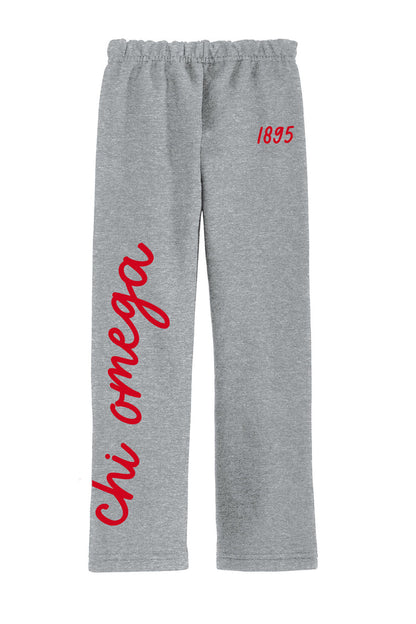 Chi Omega 1895 Avenue Straight Leg Sweats