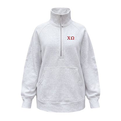 Chi Omega lululemon Scuba Oversized Funnel-Neck Half Zip Long