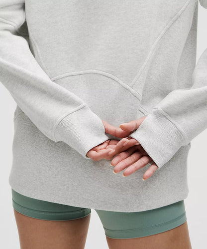 Chi Omega lululemon Scuba Oversized Funnel-Neck Half Zip Long