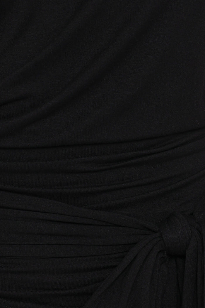 Petal and Pup USA TOPS Clarke Off The Shoulder Tie Top - Black