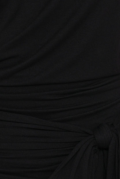 Petal and Pup USA TOPS Clarke Off The Shoulder Tie Top - Black