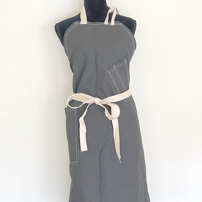 Cotton Canvas Apron - Gray - Seconds