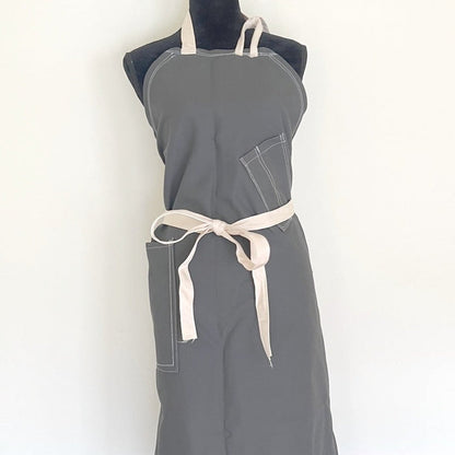 Cotton Canvas Apron - Gray - Seconds