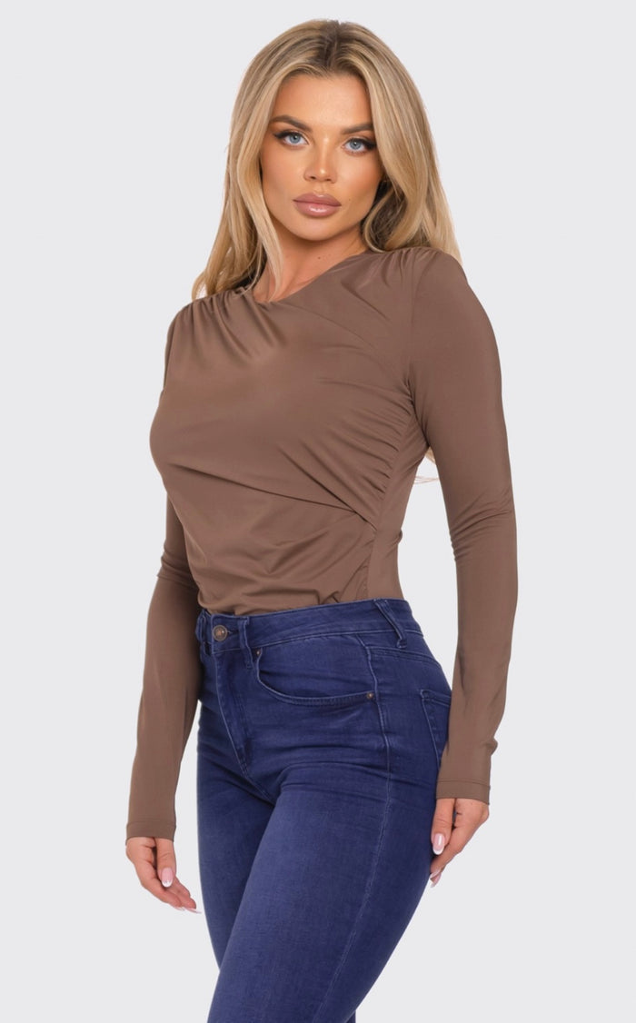 Deanna Ruched Bodysuit
