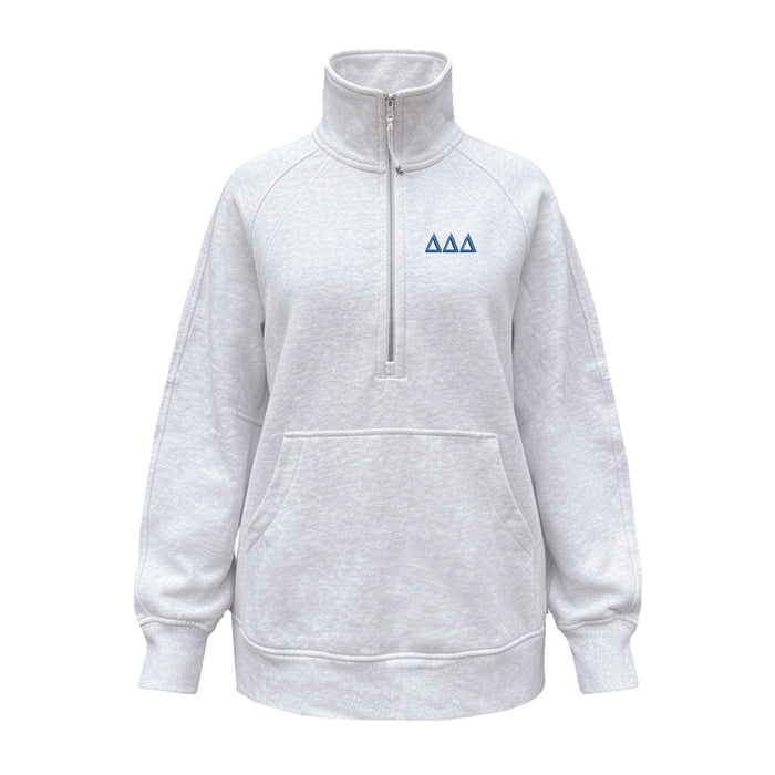 Delta Delta Delta lululemon Scuba Oversized Funnel-Neck Half Zip Long
