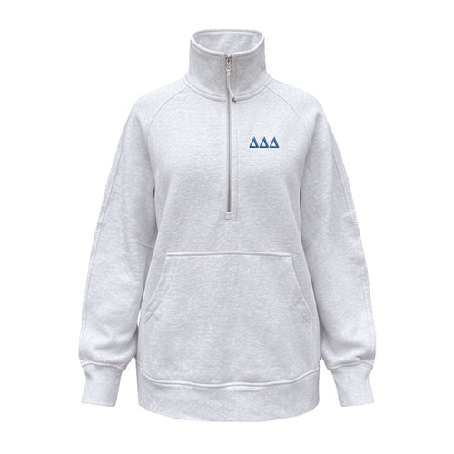 Delta Delta Delta lululemon Scuba Oversized Funnel-Neck Half Zip Long