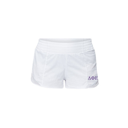 Delta Phi Epsilon lululemon Hotty Hot High-Rise Lined Short 2.5" - White