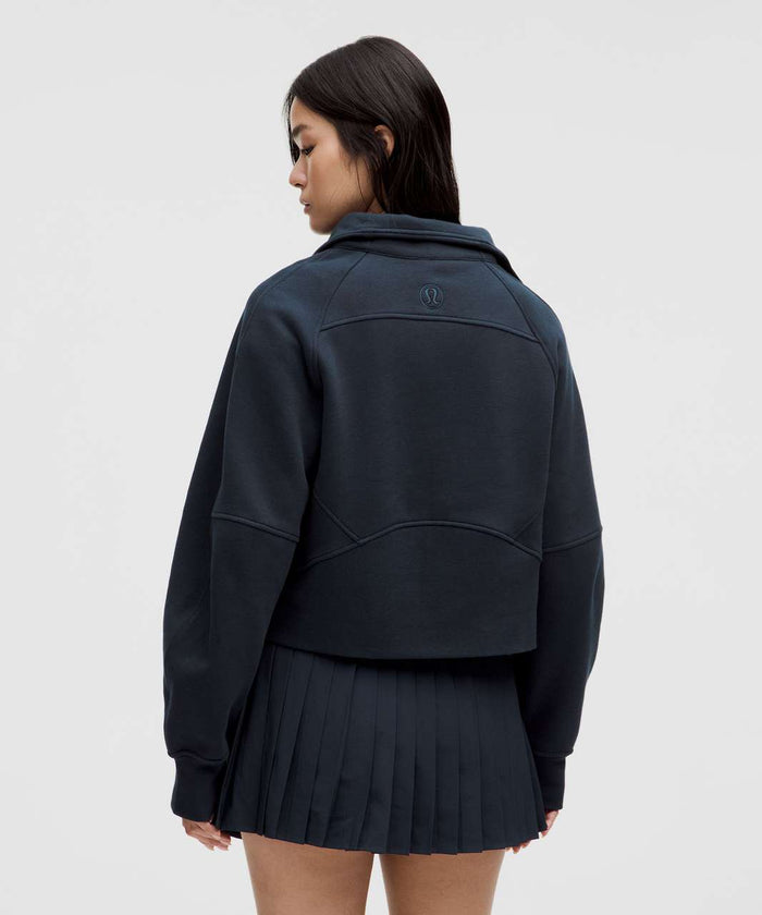 Delta Phi Epsilon lululemon Scuba Oversized Funnel-Neck Half Zip - True Navy