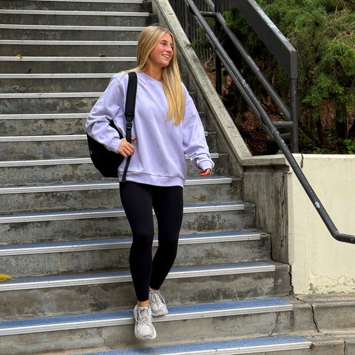 Delta Phi Epsilon lululemon Steady State Crew - Lavender Frost
