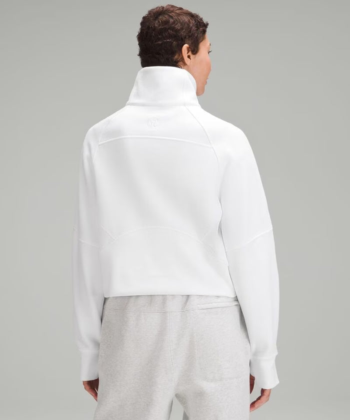 Delta Phi Epsilon MOM lululemon Scuba Oversized Funnel-Neck Half Zip - White