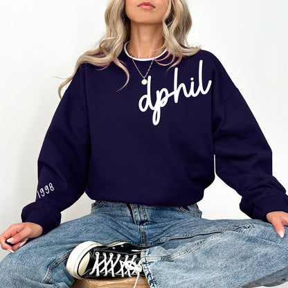 Delta Phi Lambda 1998 Avenue Crewneck