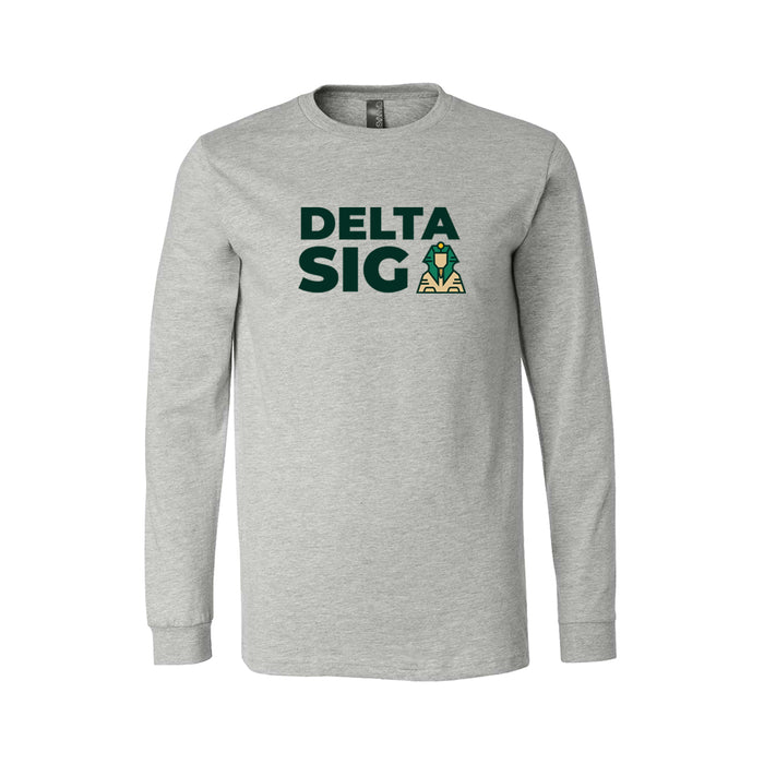 Delta Sigma Phi Long Sleeve Tee - Delta Sig Siggy Logo
