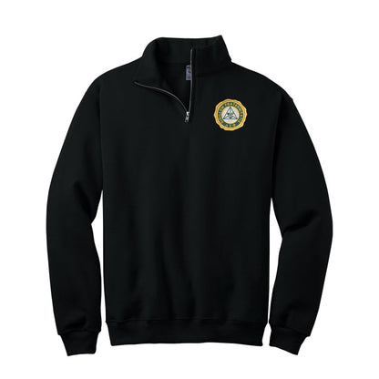 Delta Sigma Phi Quarter Zip Pullover Sweatshirt - Seal
