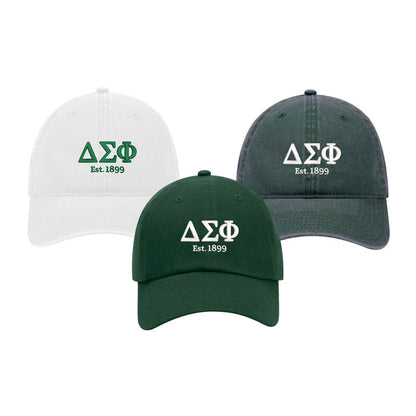 Delta Sigma Phi Relaxed Fit Hat Est 1899