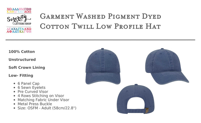 Delta Sigma Phi Relaxed Fit Hat
