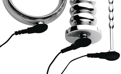 Deluxe Series Voltaic For Him Stainless Steel Male E-stim Kit Image 4