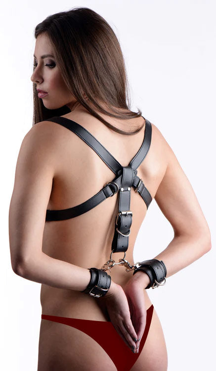 Deluxe Thigh Sling With Wrist Cuffs 3